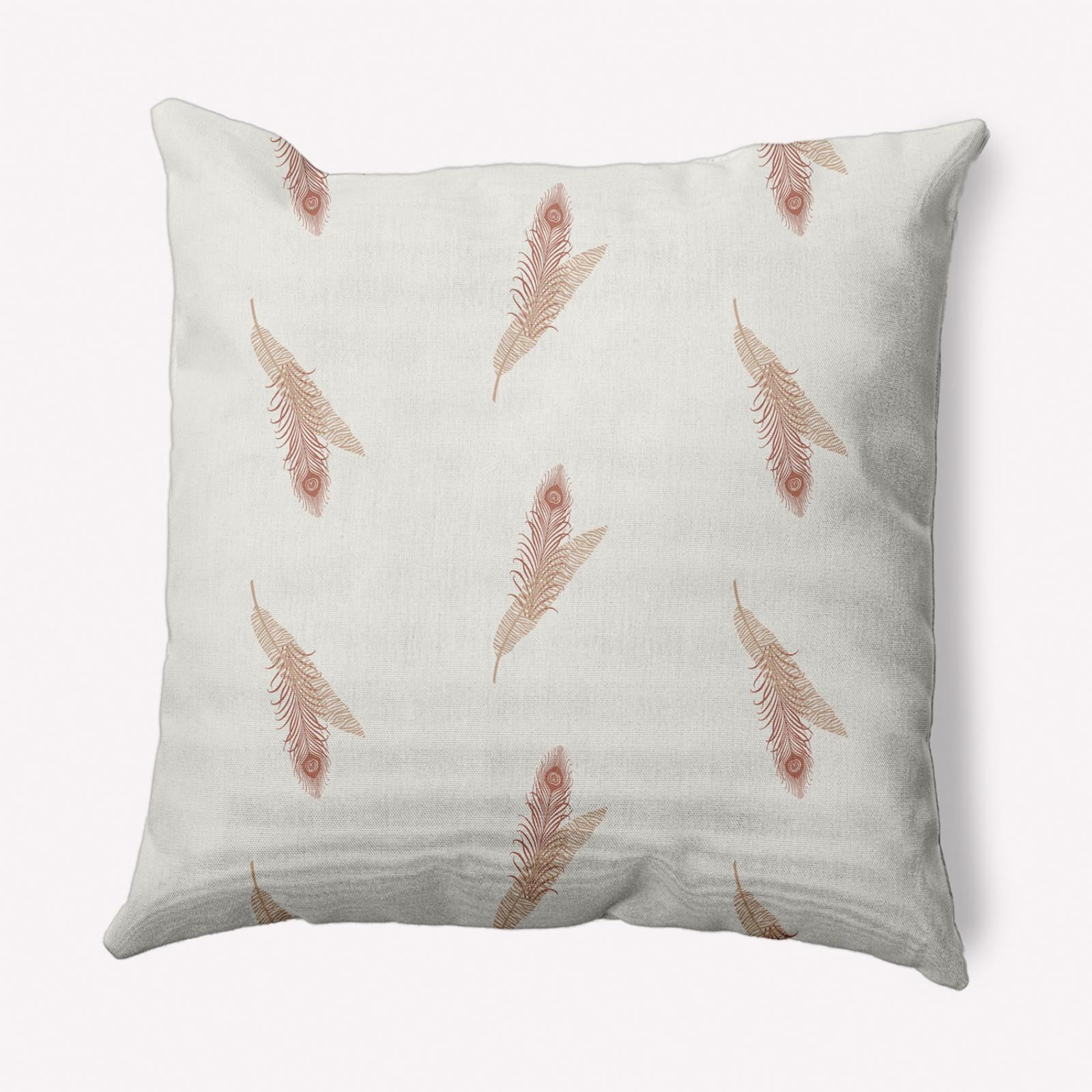 18" x 18" Simply Daisy Feather Stripe Indoor/Outdoor Throw Pillow