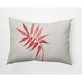 thumbnail image 1 of E by Design Frond Indoor/Outdoor Lumbar Throw Pillow - Pink, 1 of 3