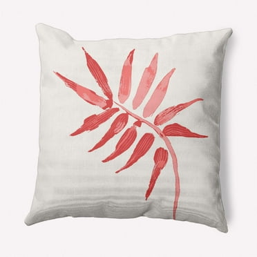 E by Design Frond Indoor/Outdoor Throw Pillow