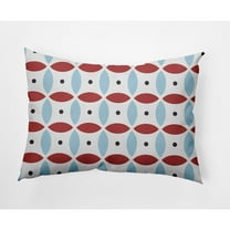 E by Design Geometric Indoor/Outdoor Lumbar Throw Pillow