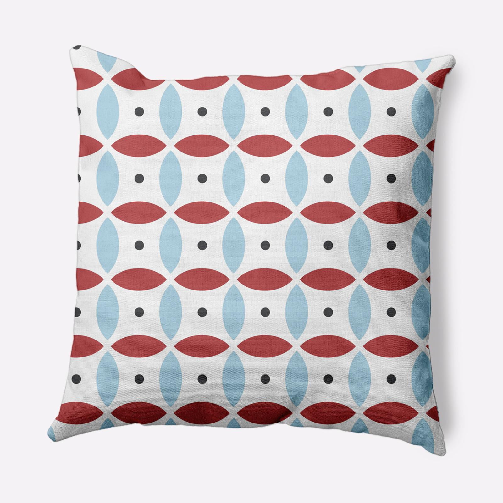 E by Design Geometric Indoor/Outdoor Throw Pillow