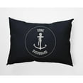 thumbnail image 1 of E by Design Gone Forever Overboard Nautical Indoor/Outdoor Lumbar Throw Pillow, 1 of 4