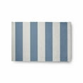 thumbnail image 1 of Simply Daisy 5' Round Graduated Stripe Indoor/Outdoor Rug, Shark Blue, 1 of 3