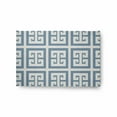 thumbnail image 1 of Simply Daisy 5' Round Greek Key Patterned Indoor/Outdoor Rug, Mauve, 1 of 3