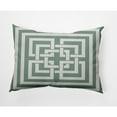 thumbnail image 1 of E by Design Greek New Key Nautical Indoor/Outdoor Lumbar Throw Pillow, 1 of 4