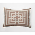 thumbnail image 1 of E by Design Greek New Key Nautical Indoor/Outdoor Lumbar Throw Pillow, 1 of 4
