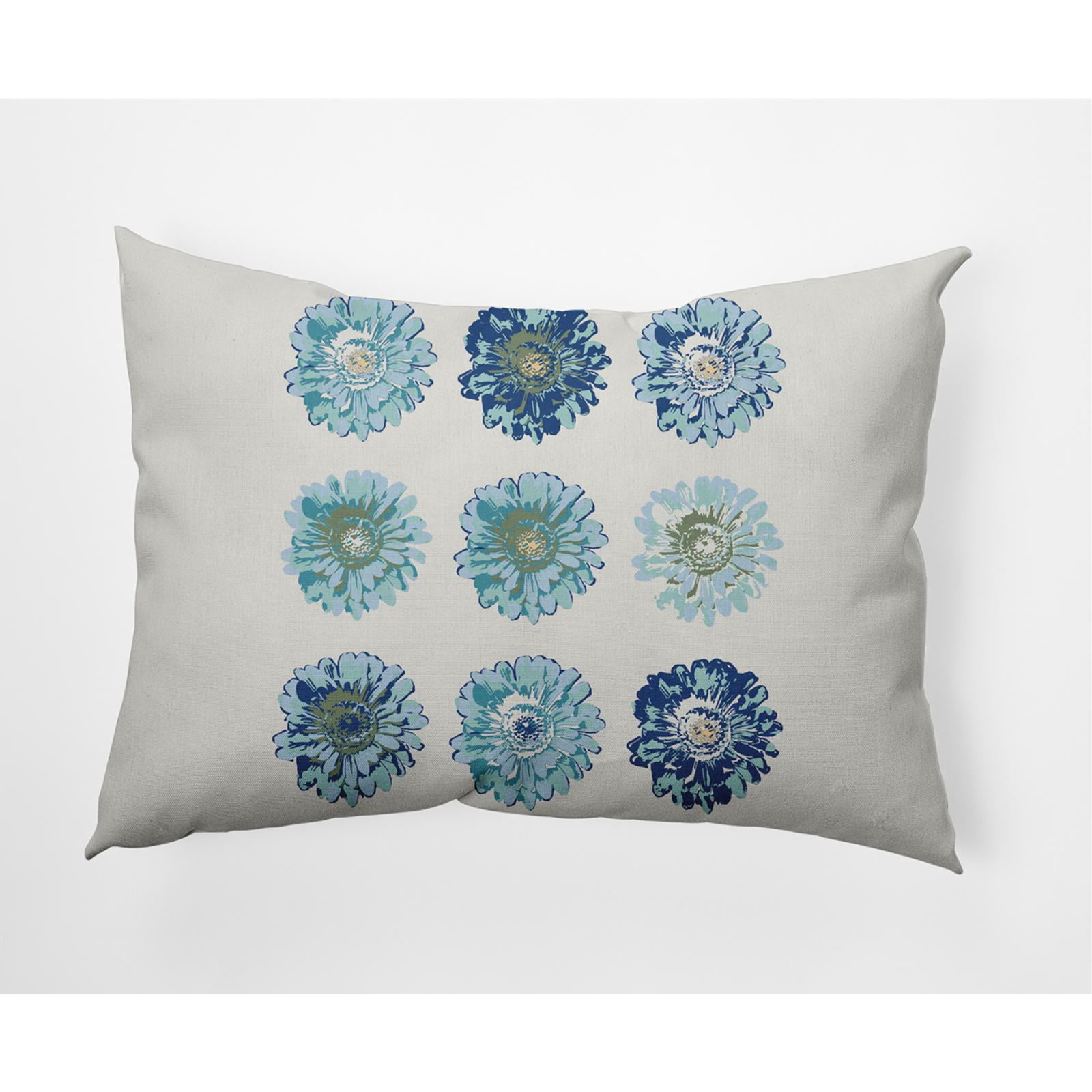 14" x 20" Simply Daisy Gypsy Floral Indoor/Outdoor Lumbar Throw Pillow