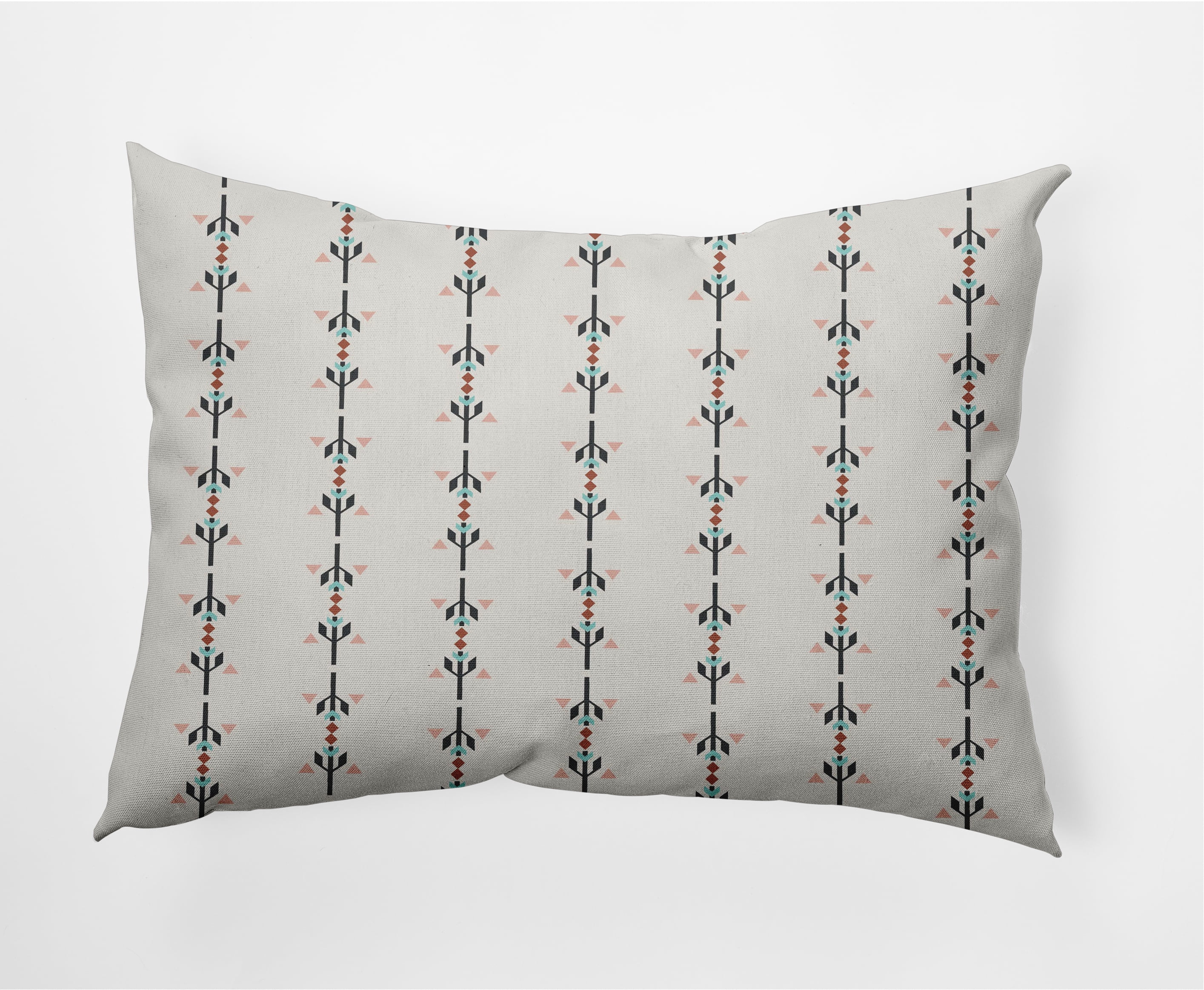 14" x 20" Simply Daisy Jodhpur Stripe Indoor/Outdoor Lumbar Throw Pillow