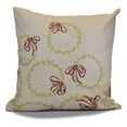 thumbnail image 1 of E by Design Jump For Joy Simple Wreath Print Outdoor Pillow, 1 of 4