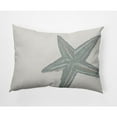 thumbnail image 1 of E by Design Large Starfish Nautical Indoor/Outdoor Lumbar Throw Pillow, 1 of 4