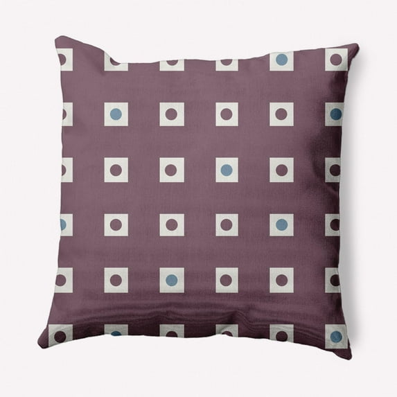 E by Design Li'l Boxes Nautical Indoor/Outdoor Throw Pillow