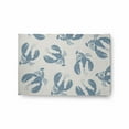 thumbnail image 1 of E by Design Lobster Fest Nautical Indoor/Outdoor Rug Taupe - 8' x 10', 1 of 3