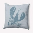 thumbnail image 1 of E by Design Lobster Nautical Indoor/Outdoor Throw Pillow, 1 of 3