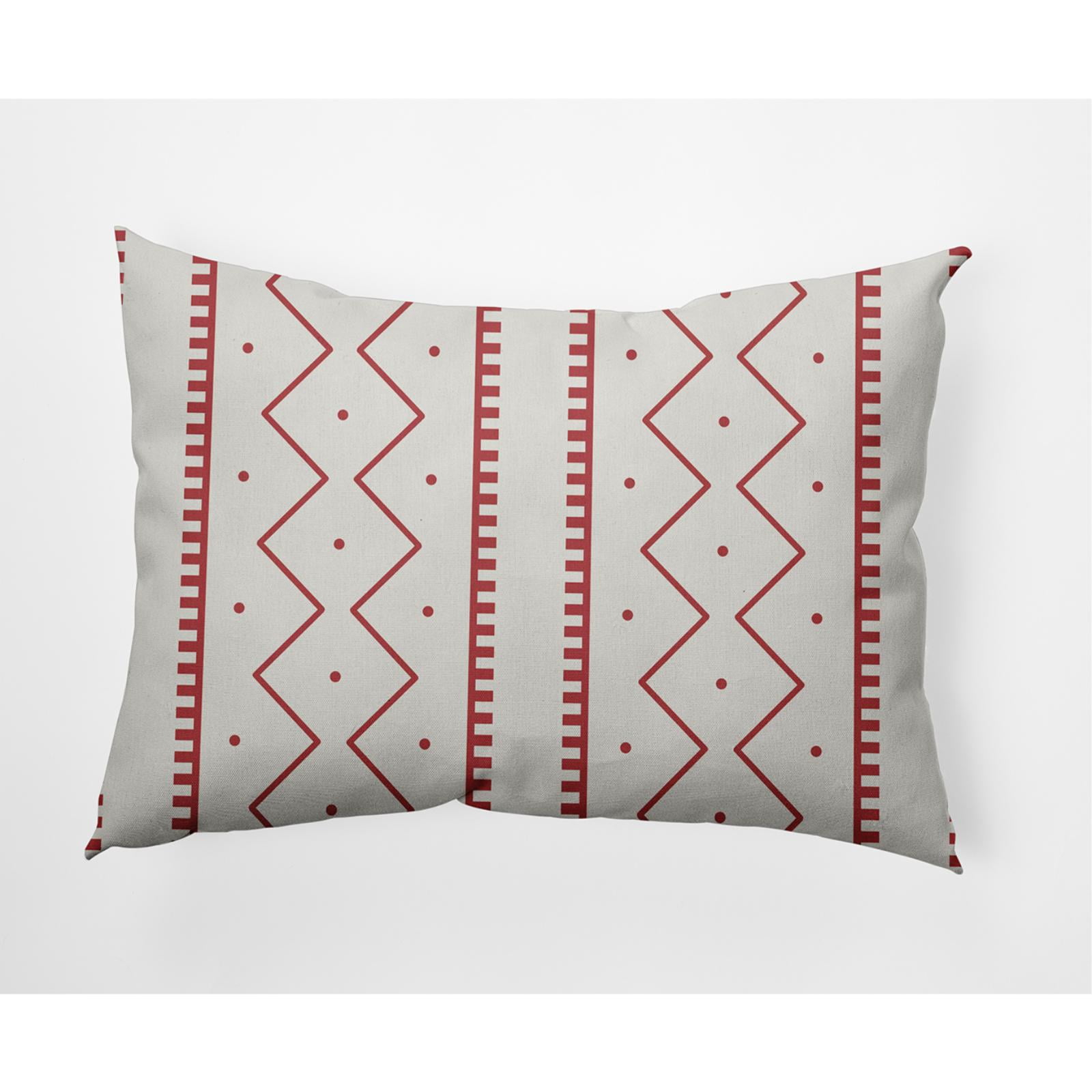 14" x 20" Simply Daisy Mudcloth Indoor/Outdoor Lumbar Throw Pillow
