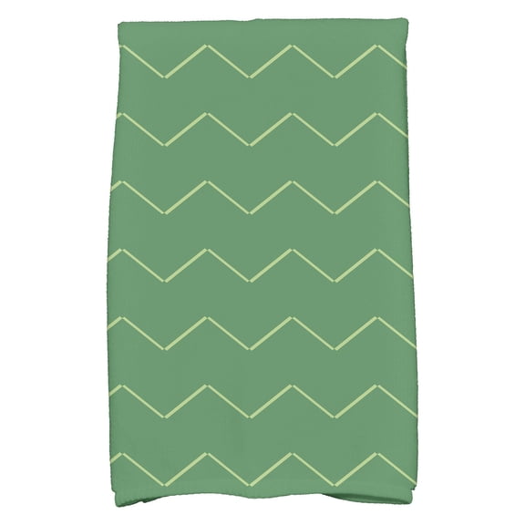 E by Design Palm Beach Harlequin Stripe Geometric Print Hand Towel