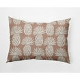 thumbnail image 1 of E by Design Pineapple Pattern Nautical Indoor/Outdoor Lumbar Throw Pillow, 1 of 4