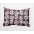thumbnail image 1 of E by Design Pineapple Pattern Nautical Indoor/Outdoor Lumbar Throw Pillow, 1 of 4