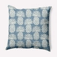 thumbnail image 1 of E by Design Pineapple Pattern Nautical Indoor/Outdoor Throw Pillow, 1 of 3