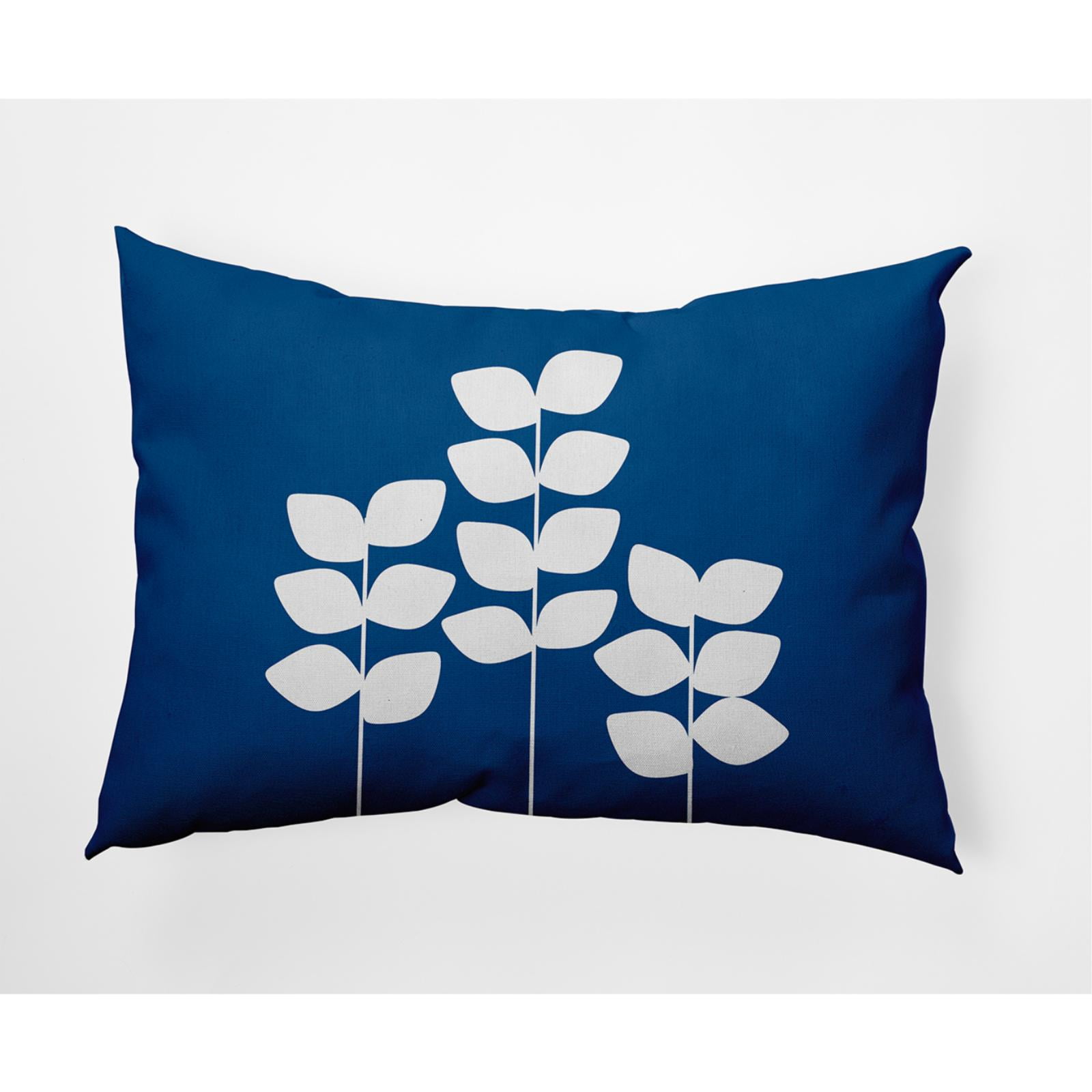 14" x 20" Simply Daisy Simple Stems Indoor/Outdoor Lumbar Throw Pillow