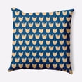 thumbnail image 1 of E by Design Simple Tulip Design Indoor/Outdoor Throw Pillow, 1 of 3