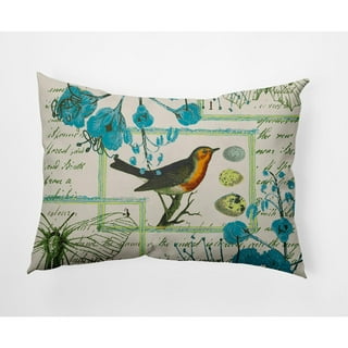 Bird and Berries Cotton Ivory Cushion Cover