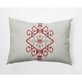thumbnail image 1 of E by Design Southwest Medallion Indoor/Outdoor Lumbar Throw Pillow, 1 of 4