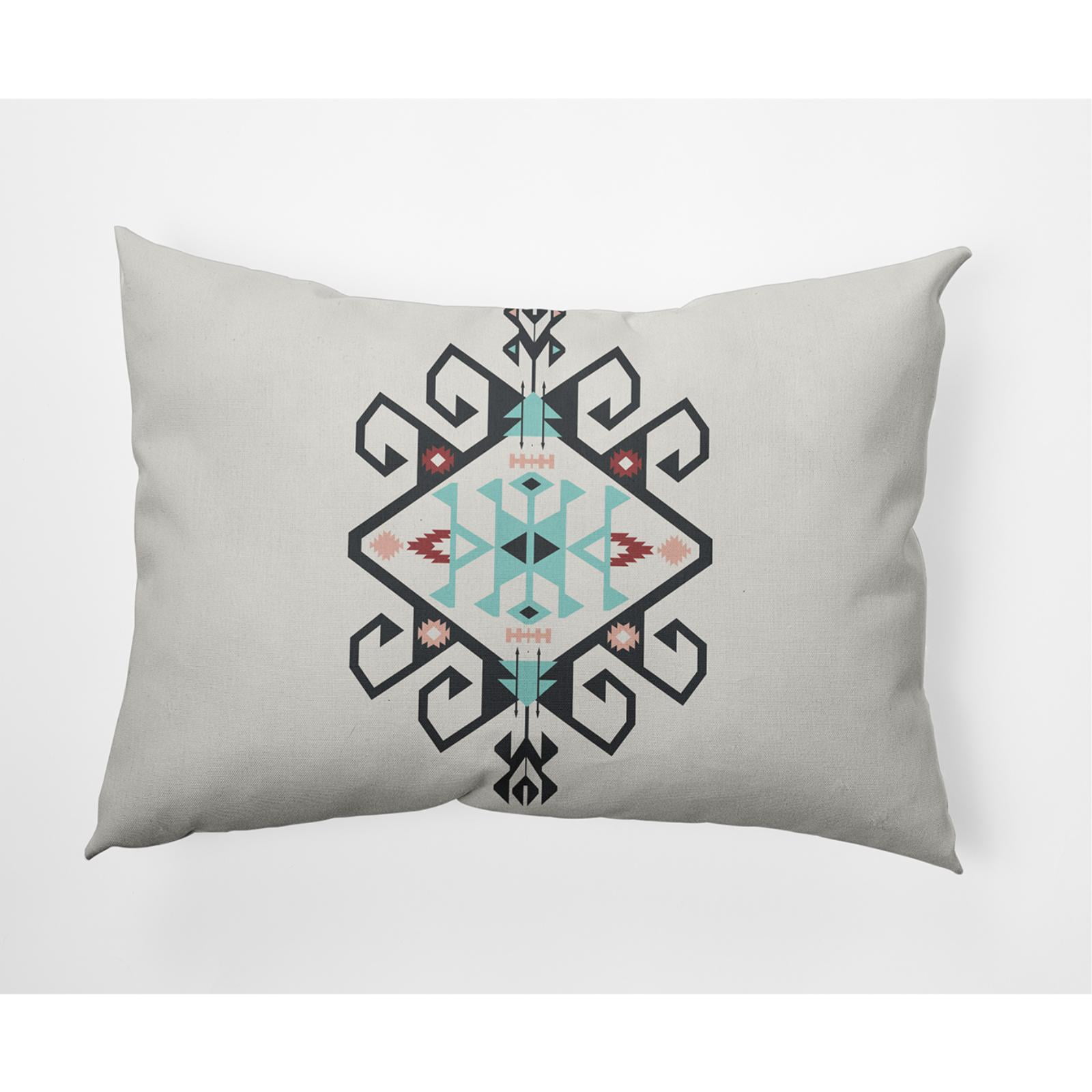 E by Design Southwest Medallion Indoor/Outdoor Lumbar Throw Pillow