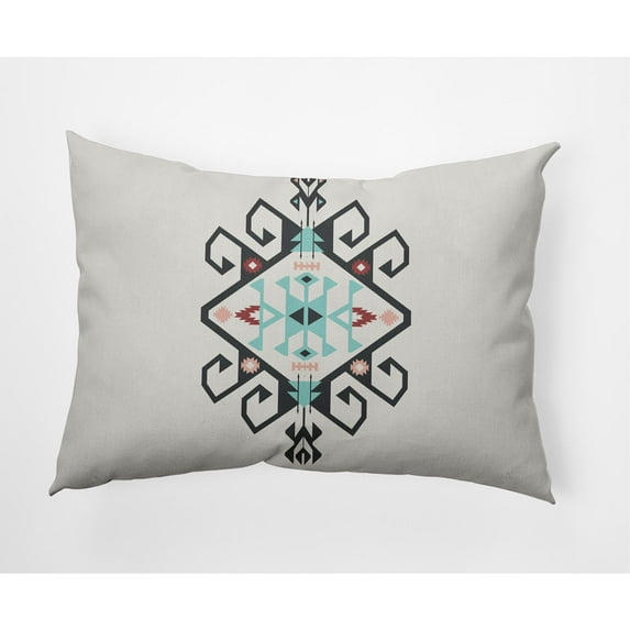 E by Design Southwest Medallion Indoor/Outdoor Lumbar Throw Pillow