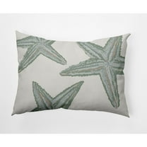 E by Design Starfish Constellation Nautical Indoor/Outdoor Lumbar Throw Pillow
