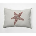 thumbnail image 1 of E by Design Starfish Nautical Indoor/Outdoor Lumbar Throw Pillow, 1 of 4