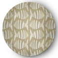 thumbnail image 1 of Simply Daisy 5' Round Swimming School Nautical Indoor/Outdoor Rug, Taupe, 1 of 4