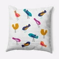 thumbnail image 1 of E by Design Tweets Indoor/Outdoor Throw Pillow, 1 of 3