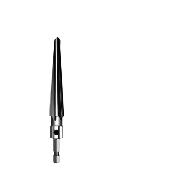 E-commerce heat dual-purpose reamer hexagonal shank taper reamer iron plastic drilling smooth and burr-free woodworking drill