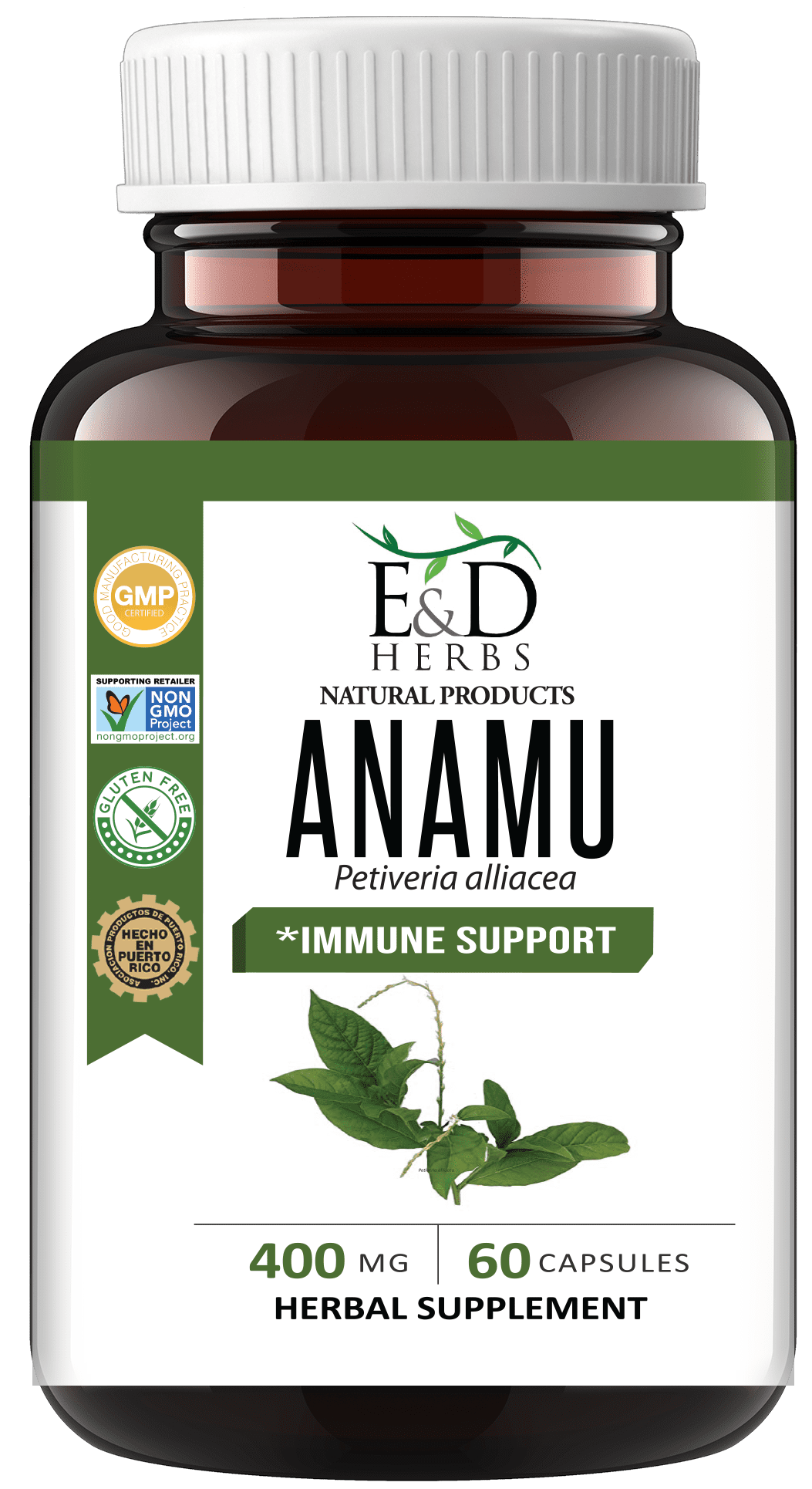 E&d Herbs Anamu  Para Un Soporte Inmune