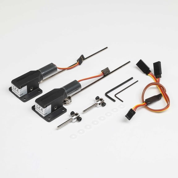 E-flite 10 to 15-Size Main Electric Retracts EFLG100 Wheels Gear Retracts & Accys