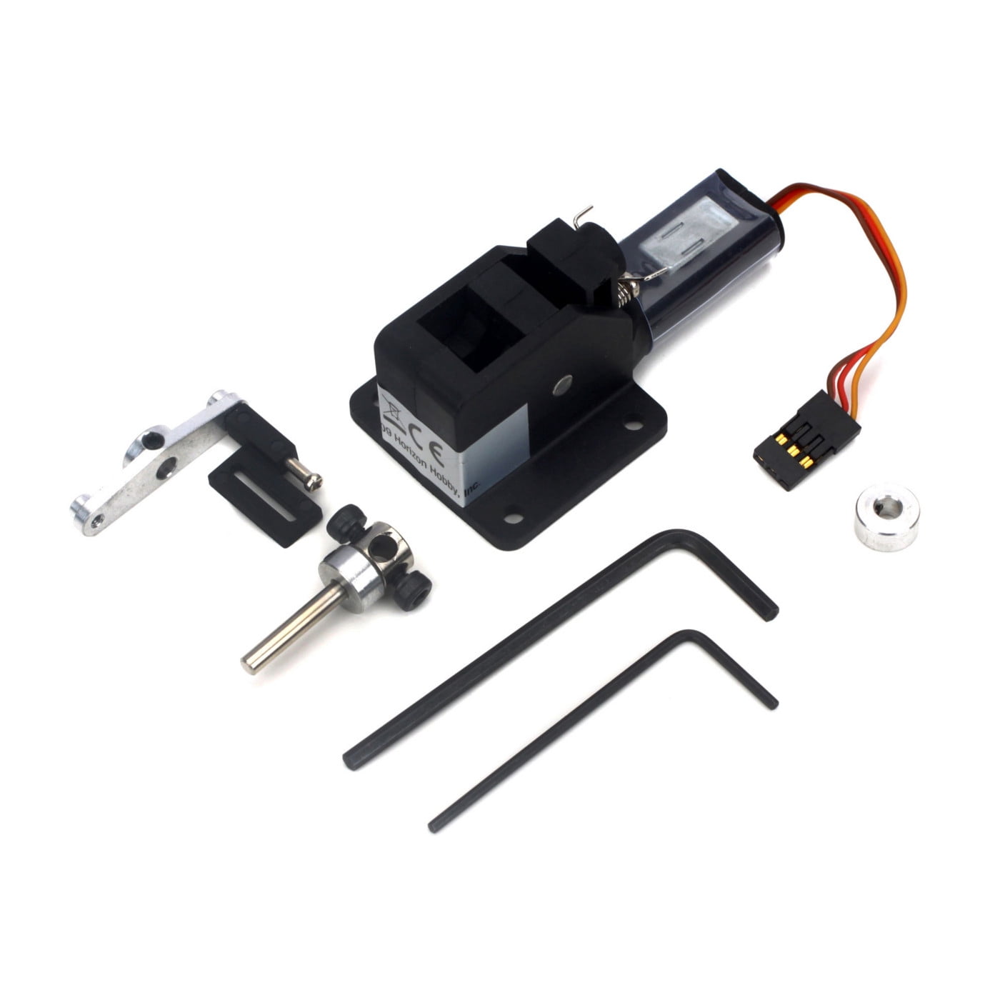 E-flite 15 - 25 90-Degree Nose Electric Retract Unit EFLG21190 Wheels ...