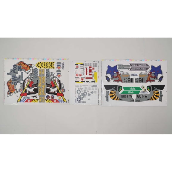 E-flite Decal Set F-16 Falcon-Gray 80mm EDF- EFL87884 Decals Trim Pilots Scale Accys