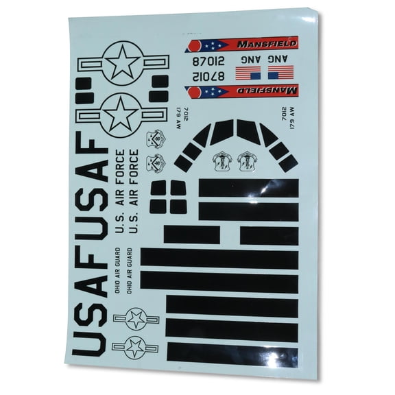 E-flite Decal Sheet EC-1500 Twin 1.5m EFL15768 Decals Trim Pilots Scale Accys