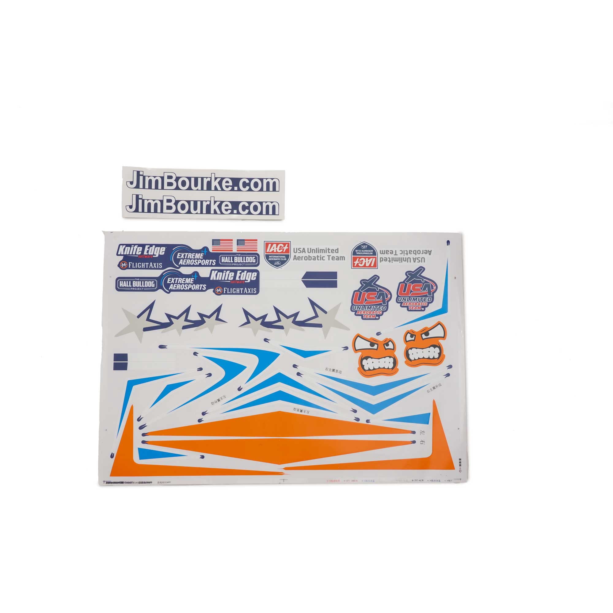 E-flite Decal Sheet Extra 330 SC 1.3m EFL-1239 RC Aerobatic Airplanes