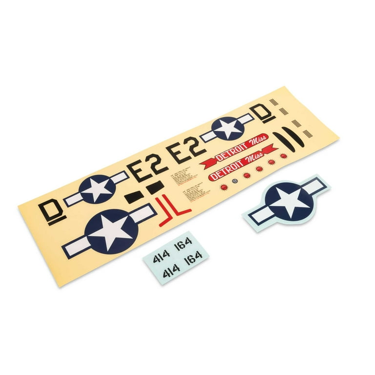 Set De Décalques E-flite Pour UMX Pitts S-1S – Référence EFLU15265 – Pièce De Rechange Officielle