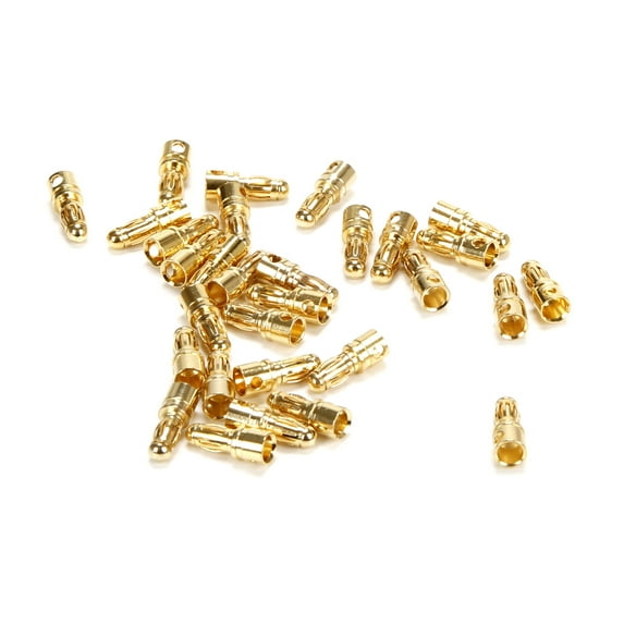 E-flite Gold Bullet Connector Male 3.5mm 30 EFLAEC316 Miscellaneous Airplane Accessories