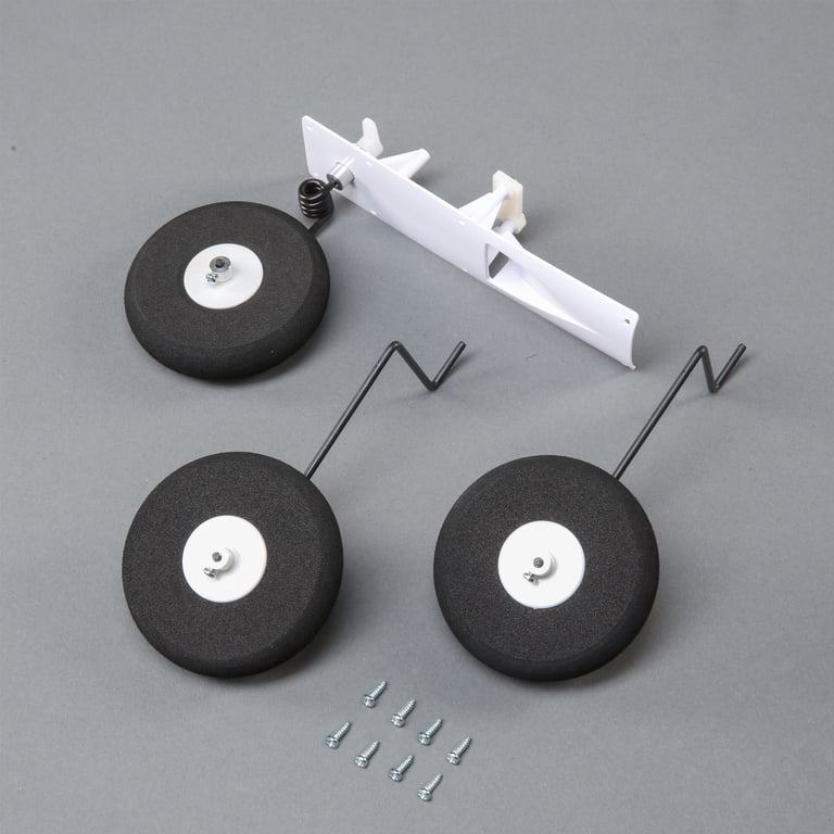 Kit Train D’atterrissage E-flite Pour Habu STS EFL01554 – Roues De 65 Mm – Pièce De Rechange Officielle