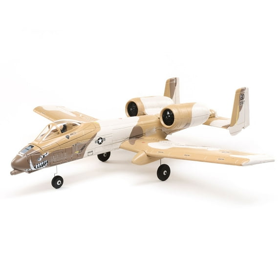E-flite RC Airplane UMX A-10 Thunderbolt II 30mm EDF BNF Basic Transmitter Battery and Charger not included with AS3X and SAFE Select 562mm EFLU6550 Airplanes B&F Electric