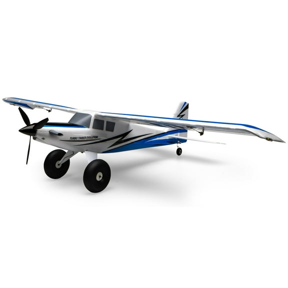 E-flite RC Airplane UMX Turbo Timber Evolution BNF Basic Transmitter Battery and Charger Not Included with AS3X and SAFE EFLU8950 Airplanes B&F Electric Airplanes B&F Electric