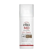 E-l-ta M-D UV Daily Facial Moisturizer with SPF 40 and Zinc Oxide, Lightweight Broad Spectrum Hydration Cream with Hyaluronic Acid for Dry and Mature Skin, 1.7 fl oz Pump Bottle