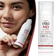 E-l-ta M-D UV Restore Mineral Face Treatment SPF 40, Anti-Aging Broad-Spectrum Skin Defense Cream with Zinc Oxide & Squalane, Hydrating Daily Repair Formula, 1.7 fl oz