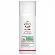 E-l-ta M-D UV Skin Recovery SPF 50 Green Tint Redness Correcting Face Cream, All Mineral, Safe for Sensitive Skin