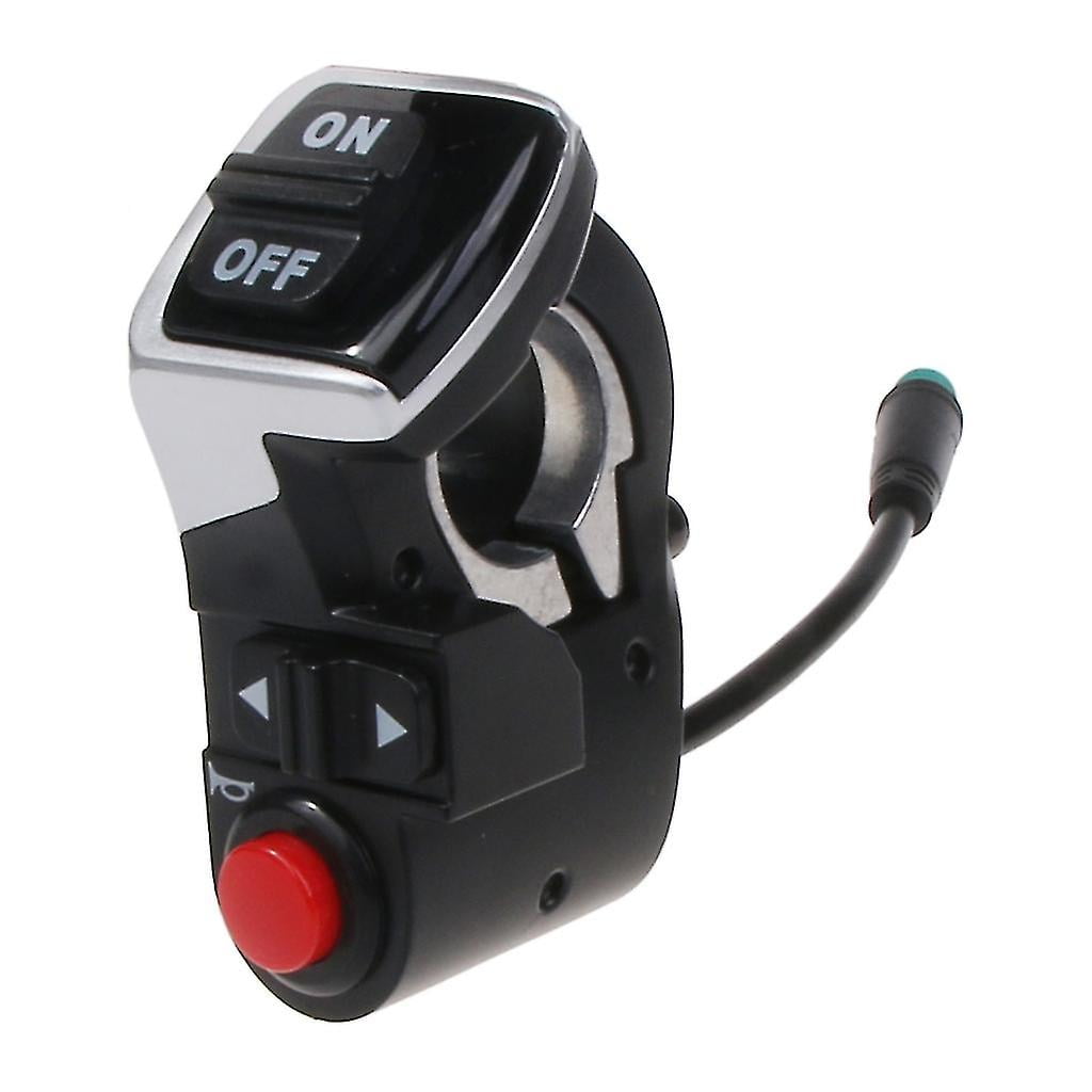 Escooter Waterproof Handlebar Headlight Horn Turn Signal Switch For