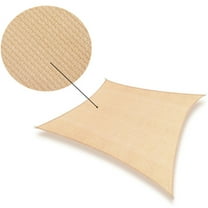 E.share Sun Shade Sail, Top Canopy with UV Block for Patio, Lawn, Backyard,Outdoor Faclity and Activities, Yellow, 12ft x 8ft