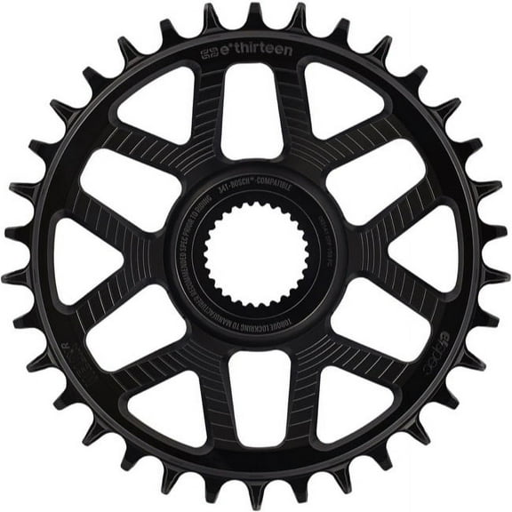 E*thirteen Helix R e*spec C-ring, Bosch SX/Gen4 CX, 34t -Black